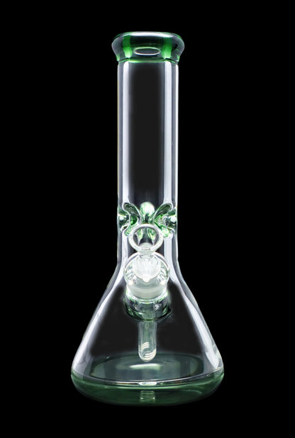 Smoke Cartel 9mm Big Base Beaker w/ Color Accents Bong - 12 in.
