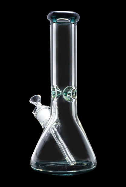 Smoke Cartel 9mm Big Base Beaker w/ Color Accents Bong - 12 in.