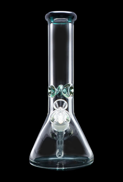 Smoke Cartel 9mm Big Base Beaker w/ Color Accents Bong - 12 in.