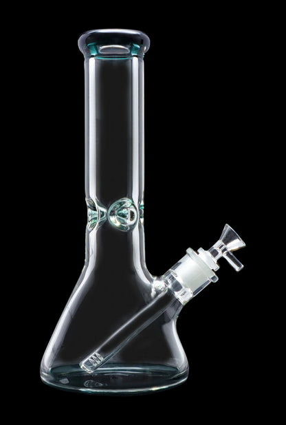 Smoke Cartel 9mm Big Base Beaker w/ Color Accents Bong - 12 in.
