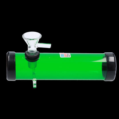 JM Plastics Smokey with Glass Bowl Acrylic Steam Roller