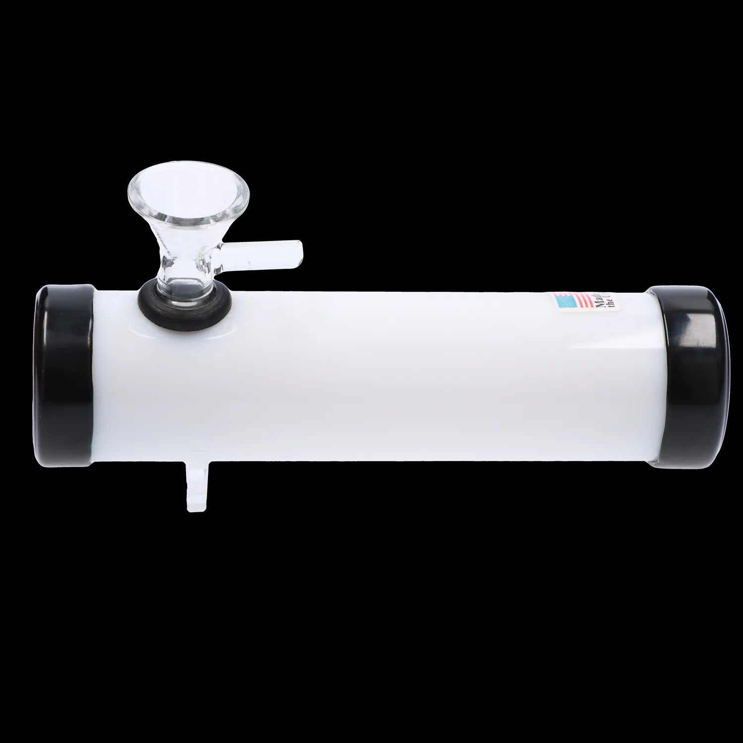 JM Plastics Smokey with Glass Bowl Acrylic Steam Roller