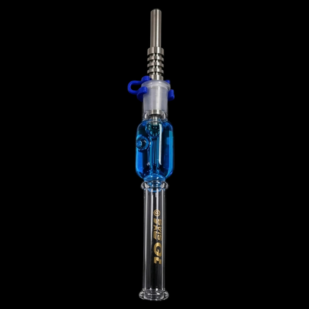 Rock Glass Liquid Lava Collector 14mm Rock Glass Freezable Glycerine Straw