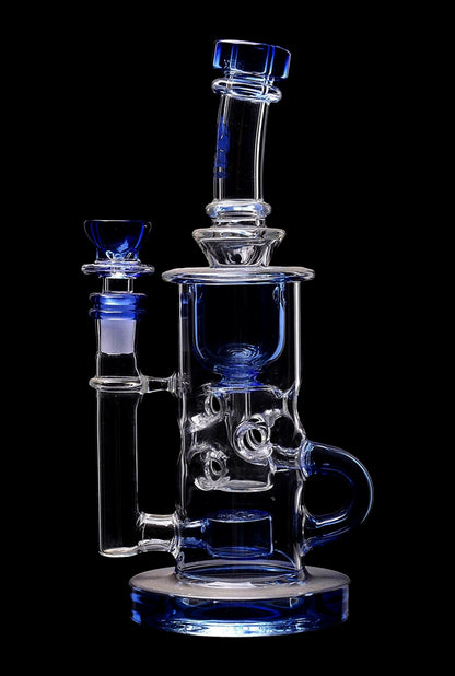 Calibear Cascade Flower Of Life Klein Recycler Dab Rig