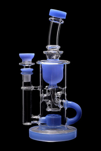 Calibear Cascade Klein Recycler Dab Rig - Flower of Life