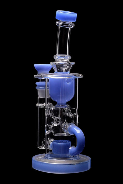 Calibear Cascade Flower Of Life Klein Recycler Dab Rig