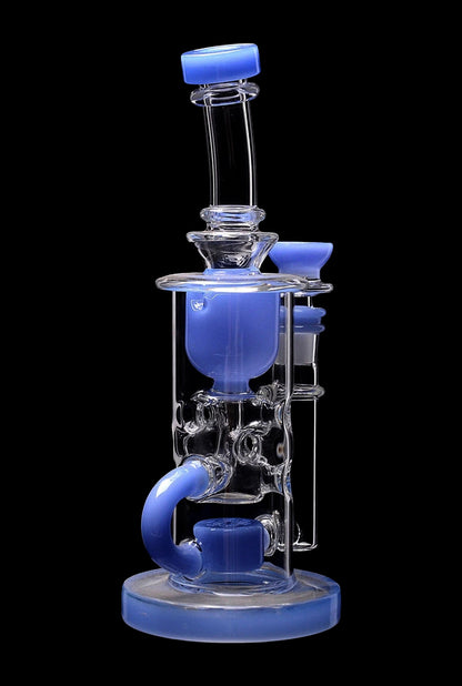 Calibear Cascade Flower Of Life Klein Recycler Dab Rig