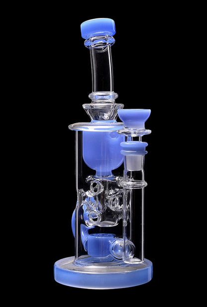 Calibear Cascade Flower Of Life Klein Recycler Dab Rig