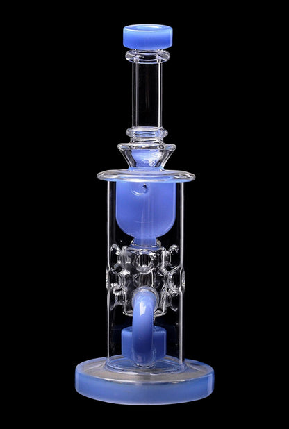 Calibear Cascade Flower Of Life Klein Recycler Dab Rig