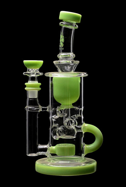 Calibear Cascade Flower Of Life Klein Recycler Dab Rig