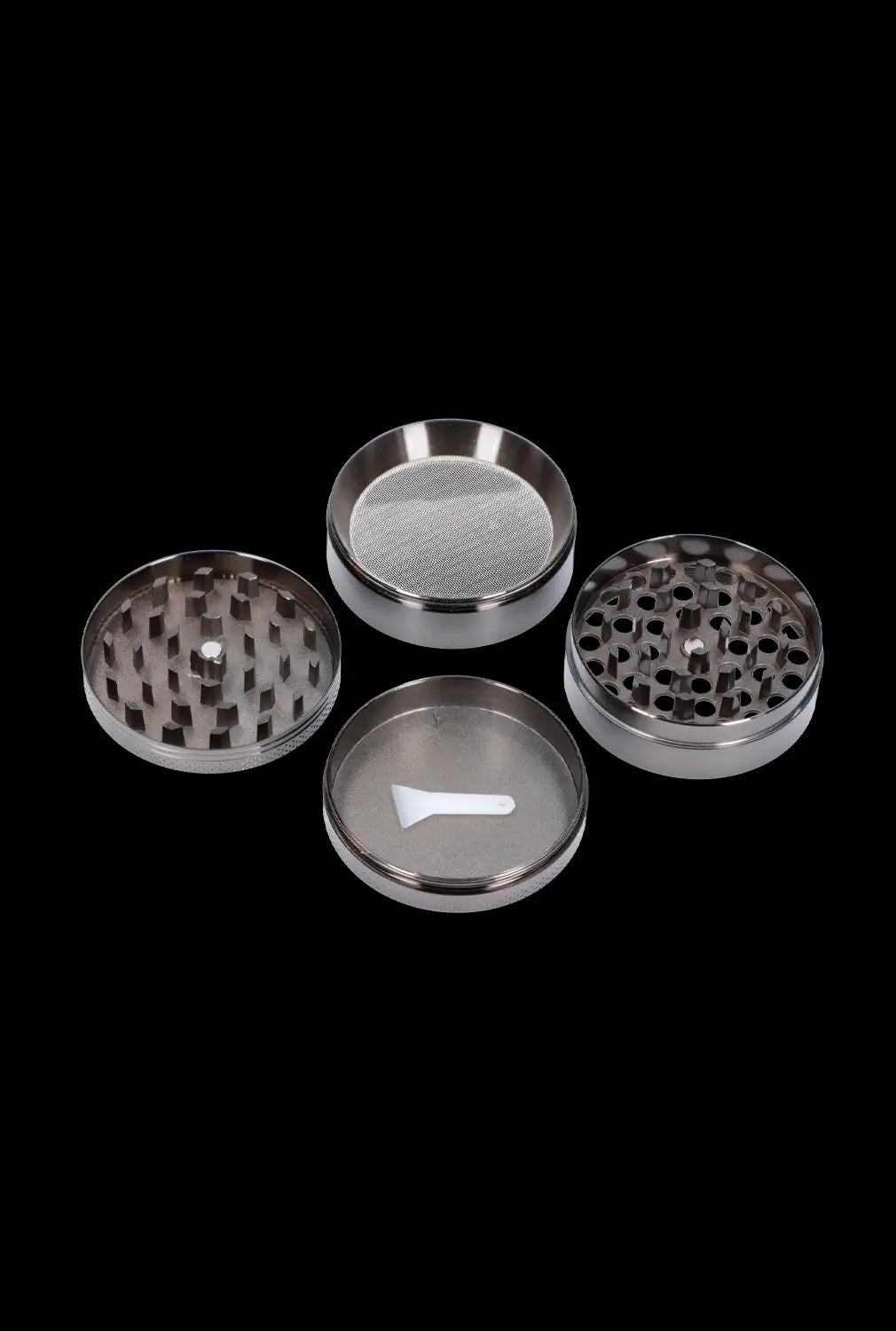 63mm Chrome w/ Glowing Mushroom Grinder