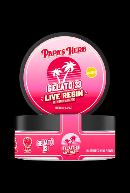 Papa's Herb 2G DABS GELATO 33 HYBRID