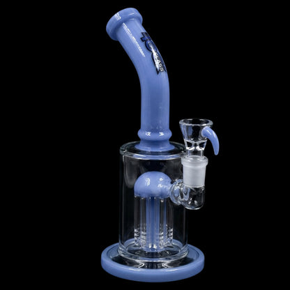 Rock Glass Cobalt Contour 8" Rock Glass Tree Perc Bong