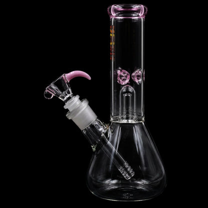 Rock Glass Frost Dome 8" Beaker Bong