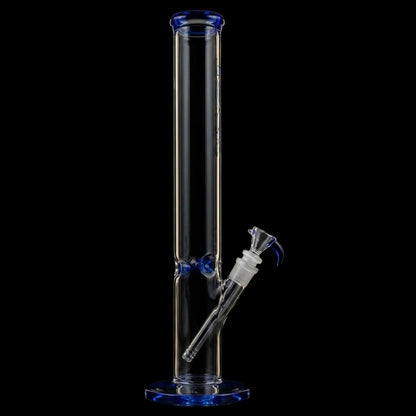 Rock Glass CrystalAxis Straight Tube Bong