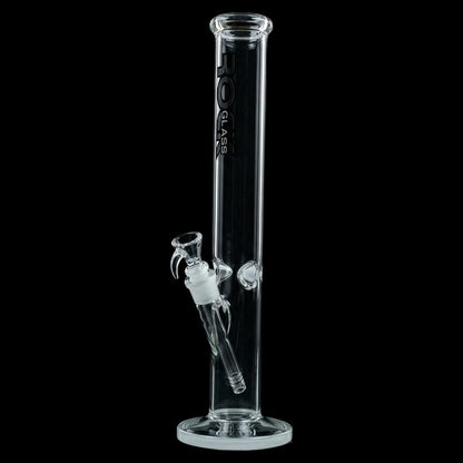 Rock Glass CrystalAxis Straight Tube Bong
