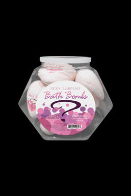 Sexy Surprise Adult Toy Strawberry Champagne Bath Bomb  - 9pc Display