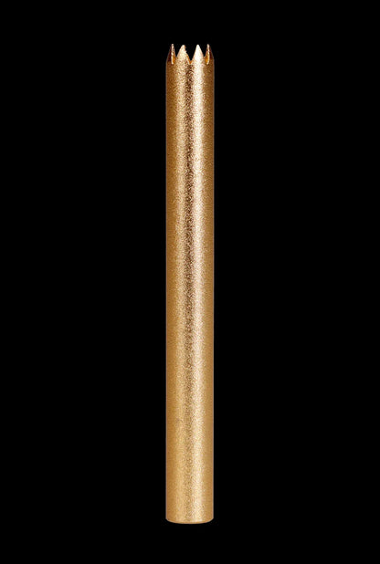 Gold cannabis filter tip.