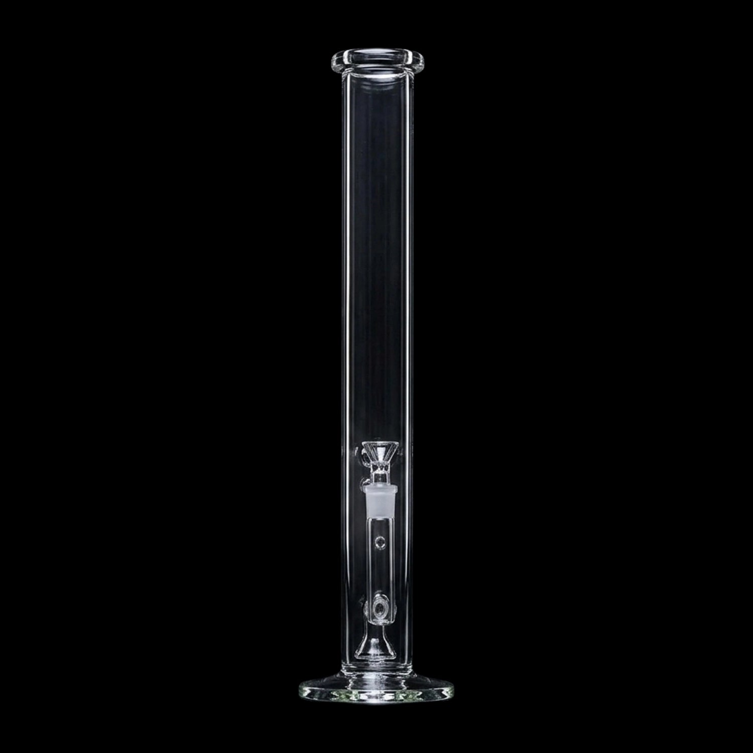 Glass Water Pipe Human Grade 18" Tube Straight
