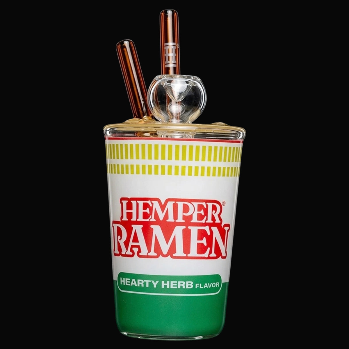 Hemper Ramen Cup Glass Water Pipe