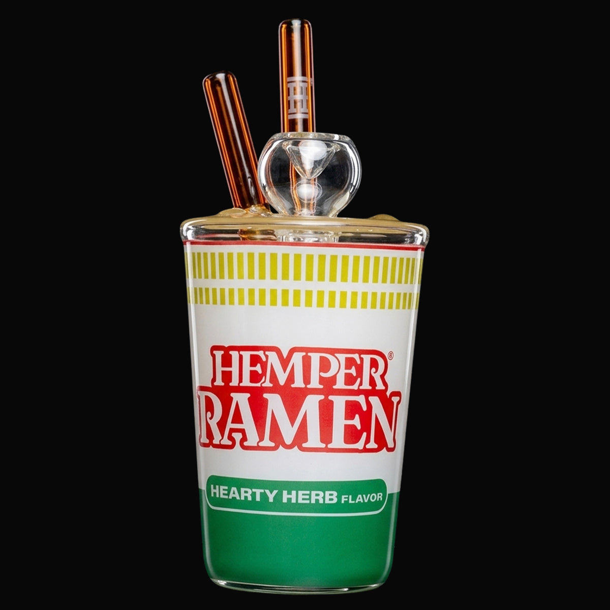 Hemper Ramen Cup Glass Water Pipe