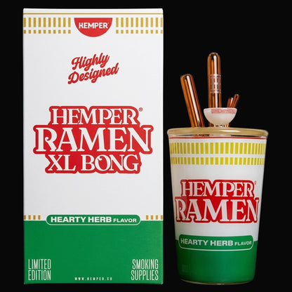Hemper Ramen Cup Glass Water Pipe