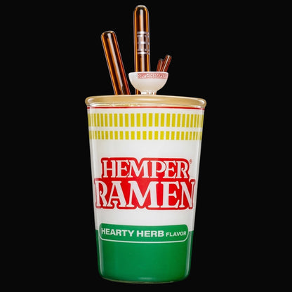 Hemper Ramen Cup Glass Water Pipe