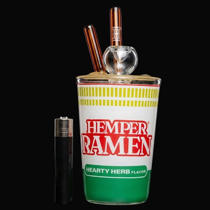Hemper Ramen Cup Glass Water Pipe