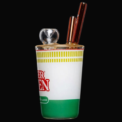 Hemper Ramen Cup Glass Water Pipe