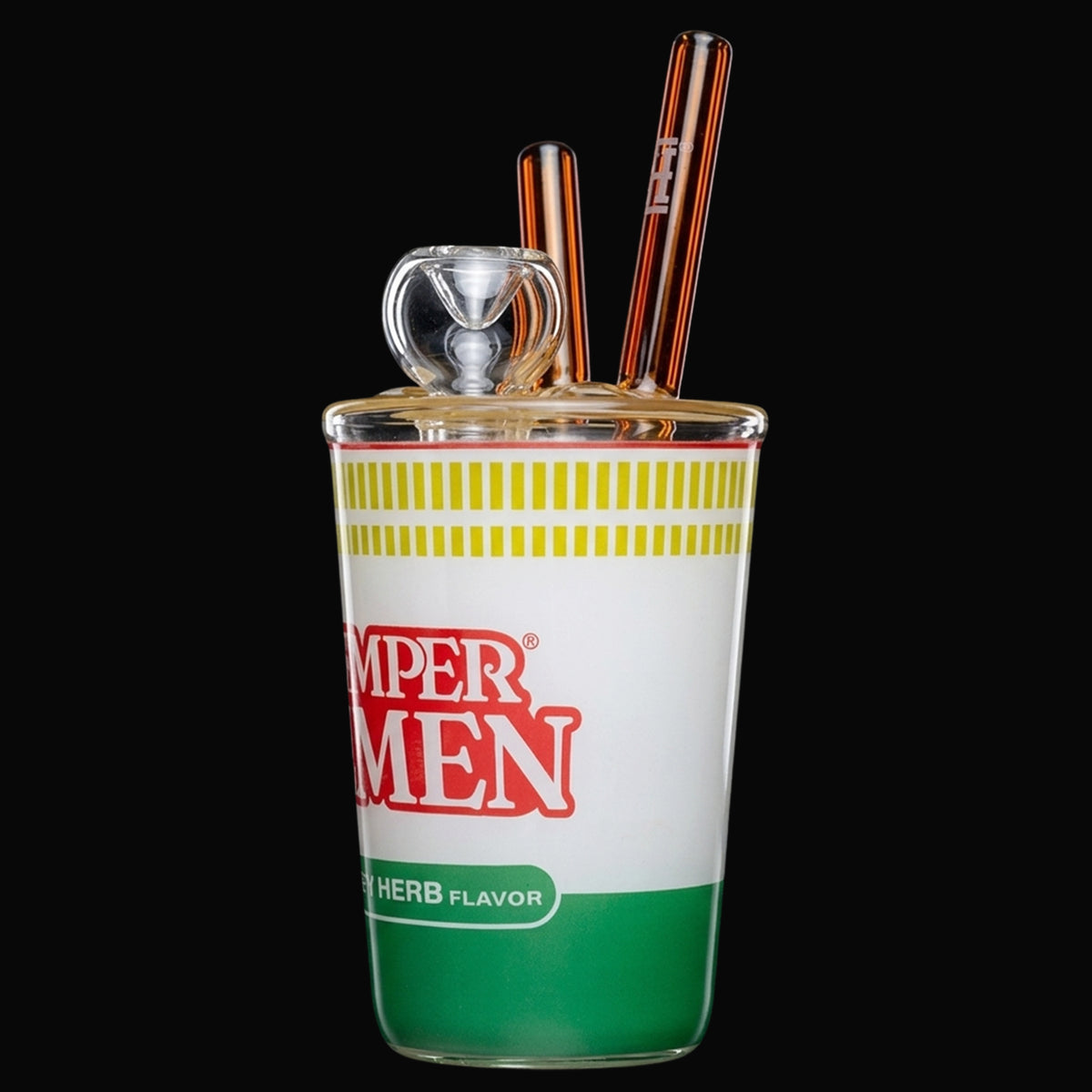 Hemper Ramen Cup Glass Water Pipe