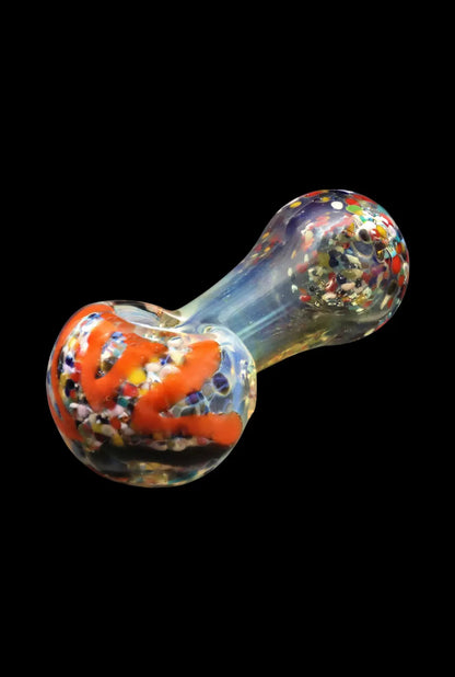 Smoke Cartel 3-inch Glass Multi-Colour Dots Hand Pipe