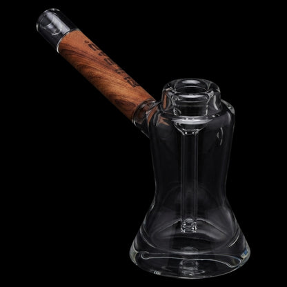 Pulsar Wood on Glass Bubbler - 6"