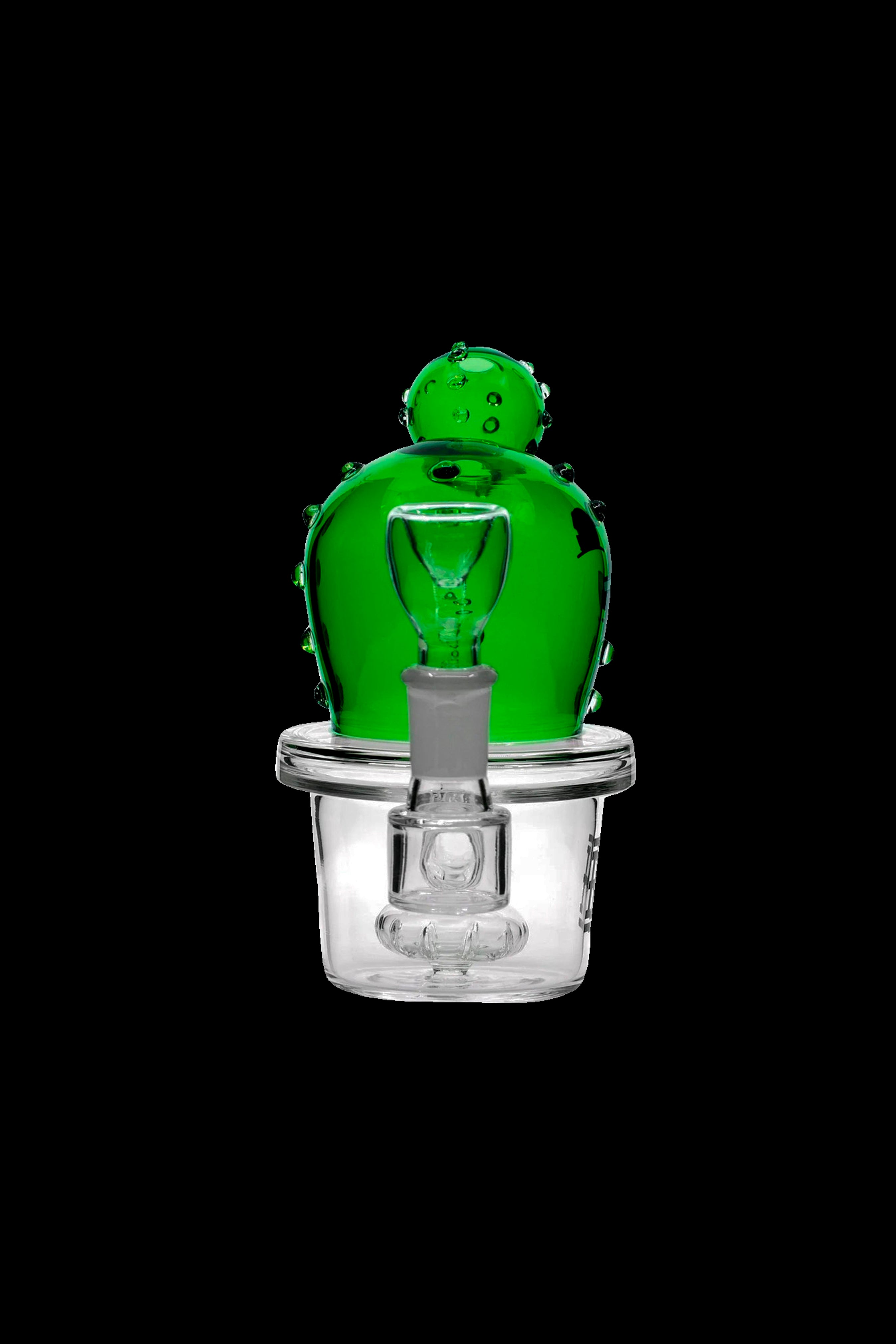 Hemper Happy Cactus Water Pipe - Portable Glass Bong