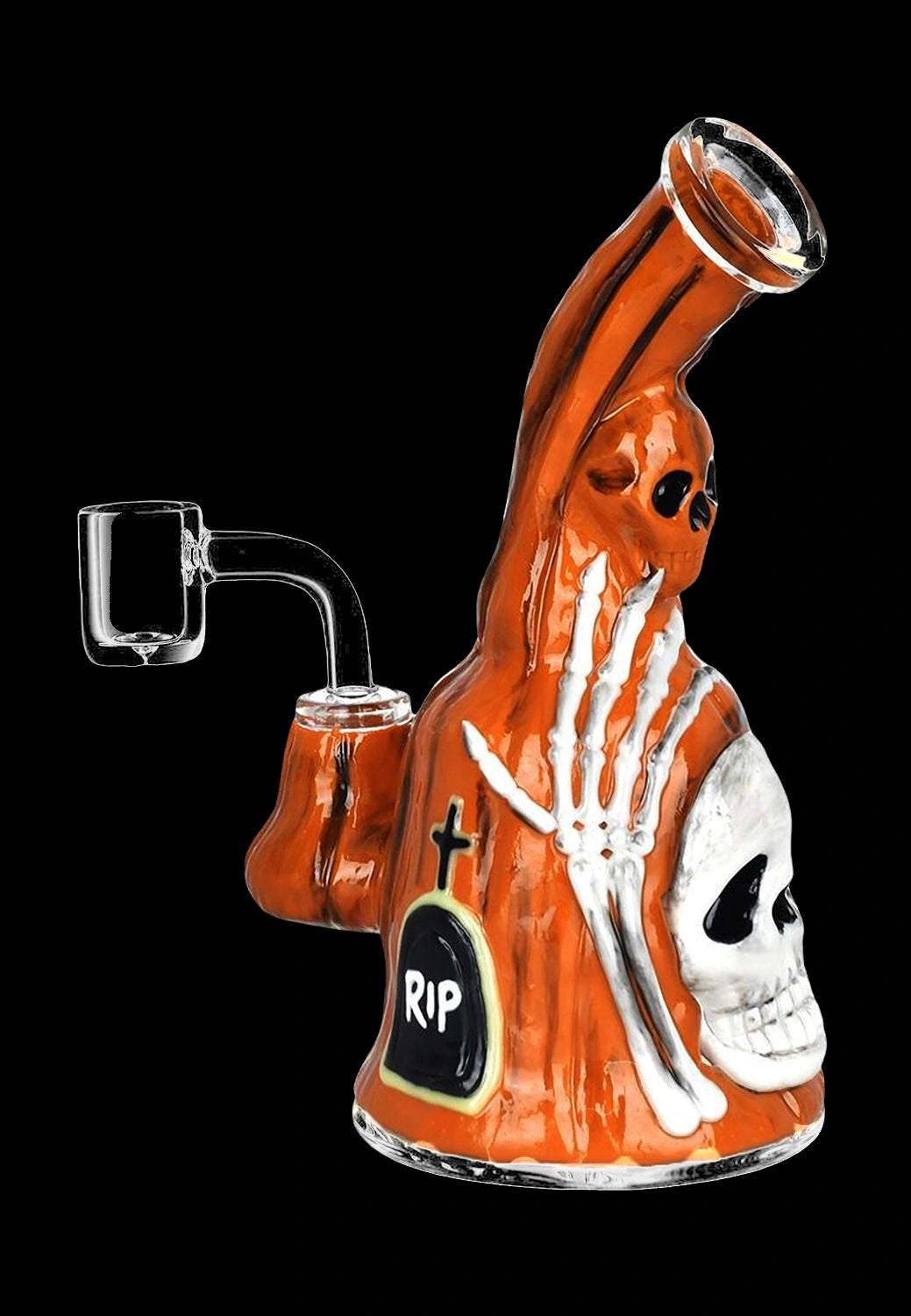 Haunted Gourd Enamel on Glass Dab Rig