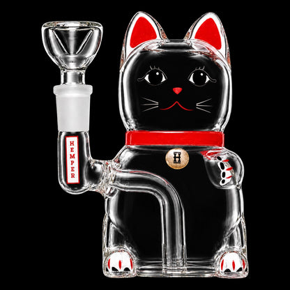 Hemper Lucky Cat Glass Bong