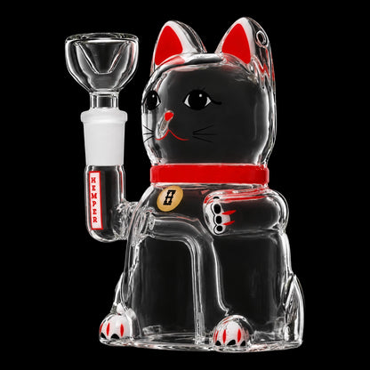 Hemper Lucky Cat Glass Bong