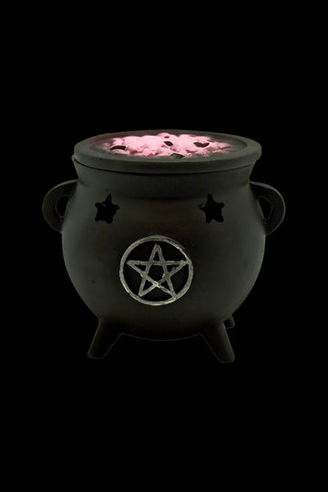 Pentagram Cauldron Incense Burner - Pentagram Cauldron Incense Burner