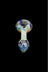 LA Pipes Twisty Cane Spoon Glass Pipe - LA Pipes Twisty Cane Spoon Glass Pipe
