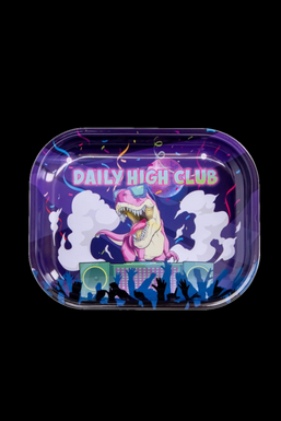 Daily High Club Rave Dino Themed Rolling Tray