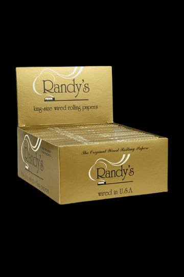 Randy's Gold Rolling Papers - 25pk Display - Randy's Gold Rolling Papers - 25pk Display