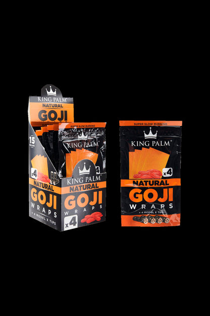 King Palm 4pk Goji Wraps - 15 Pack