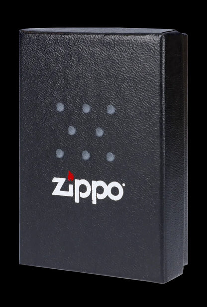Black Zippo lighter with a constellation pattern, commonly used for cannabis consumption.