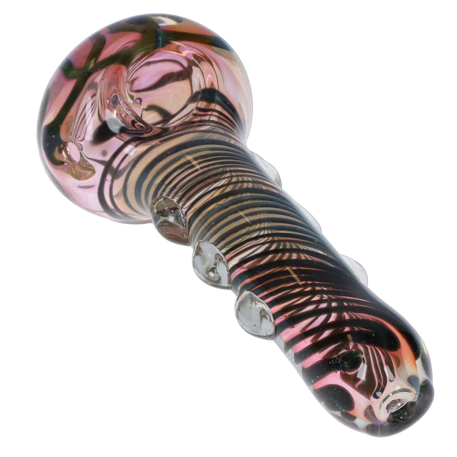 Smoke Cartel Gold Fume Spoon Pipe - 4.5 in.
