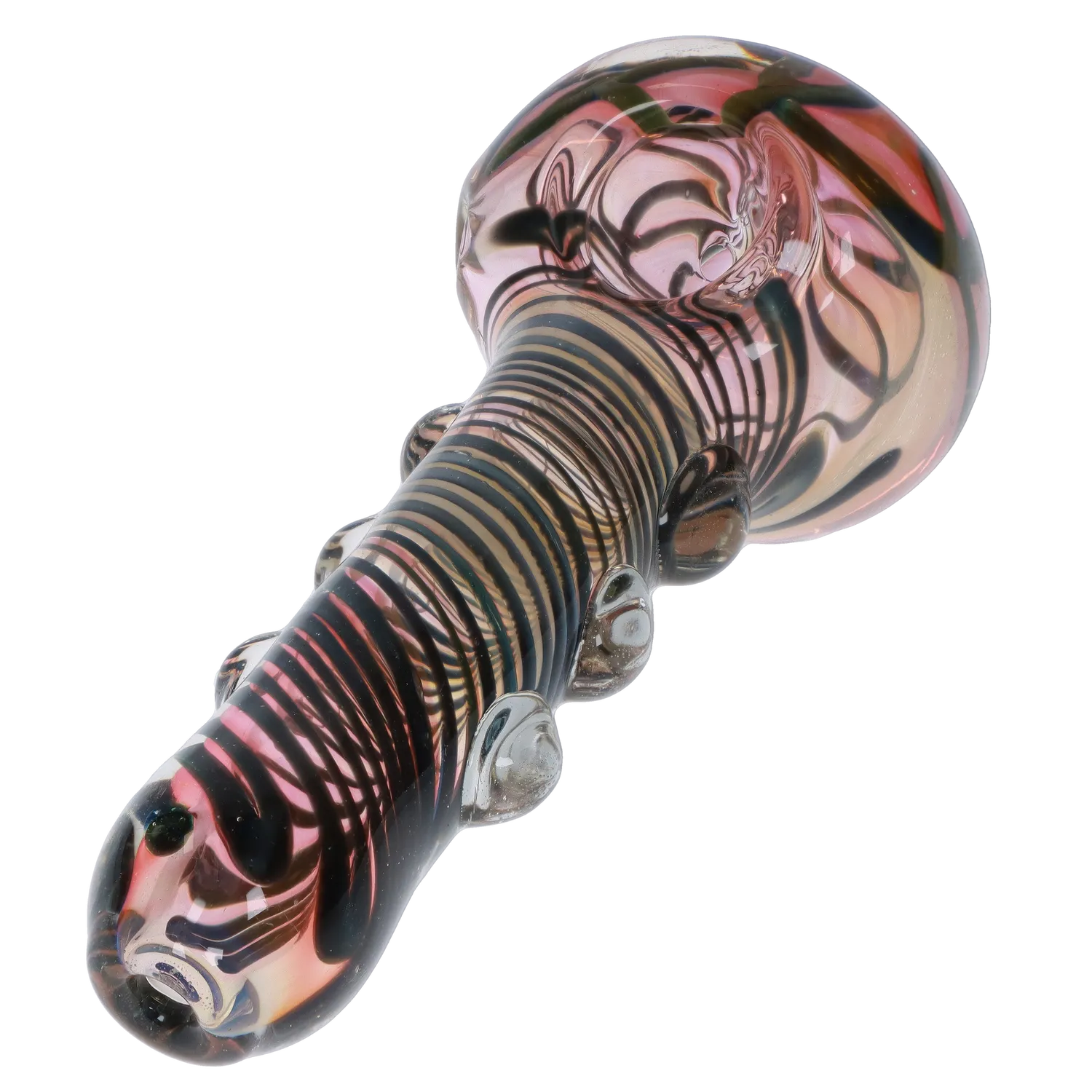 Smoke Cartel Gold Fume Spoon Pipe - 4.5 in.
