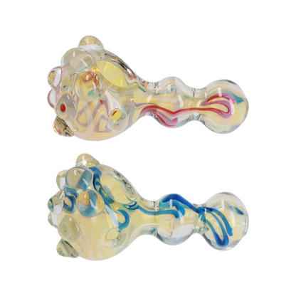 Smoke Cartel Marble Spoon Pipe - 4.5 in.