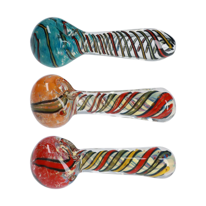 Smoke Cartel Frit Spoon Pipe - 4.5 in.