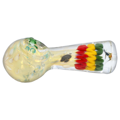 Smoke Cartel Twisting Color Wrap Spoon Pipe - 4in.