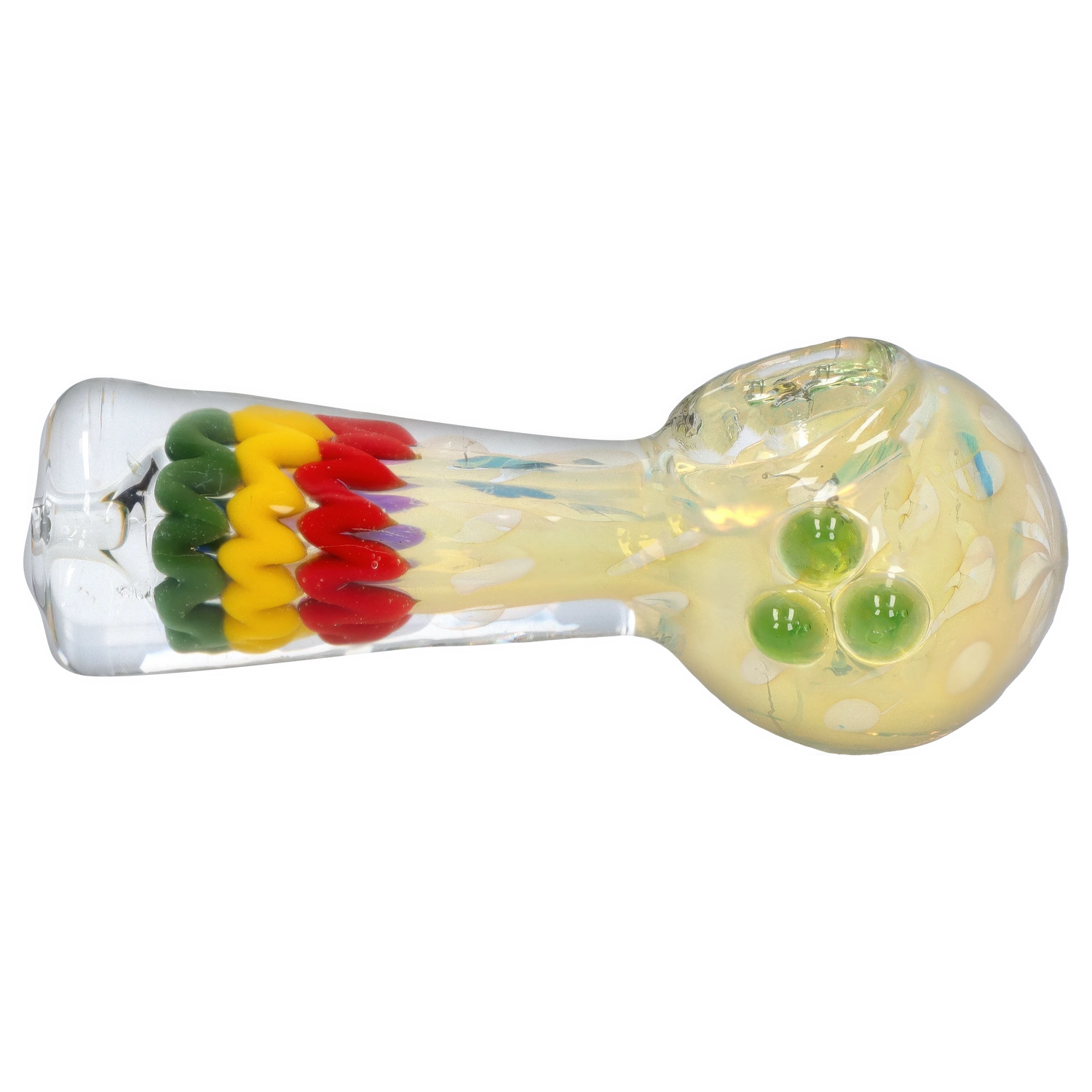Smoke Cartel Twisting Color Wrap Spoon Pipe - 4in.