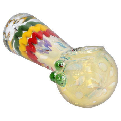 Smoke Cartel Twisting Color Wrap Spoon Pipe - 4in.