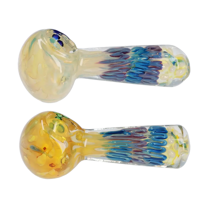 Smoke Cartel Twisting Color Wrap Spoon Pipe - 4in.